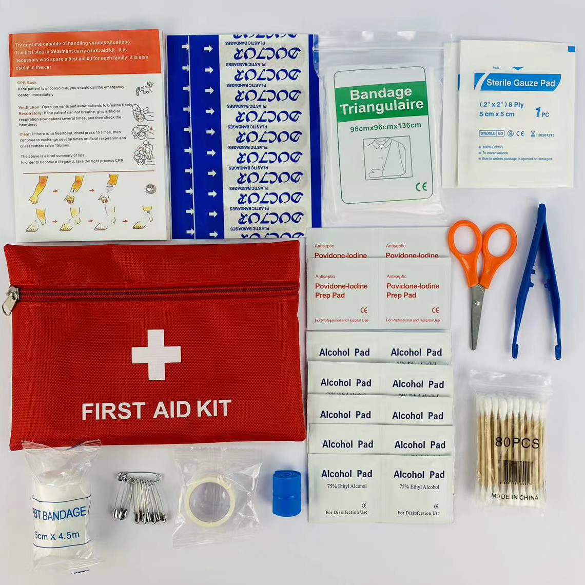14pcs Kotak P3K Trauma Kit den - First Aid Kit Camping ulasan dan harga