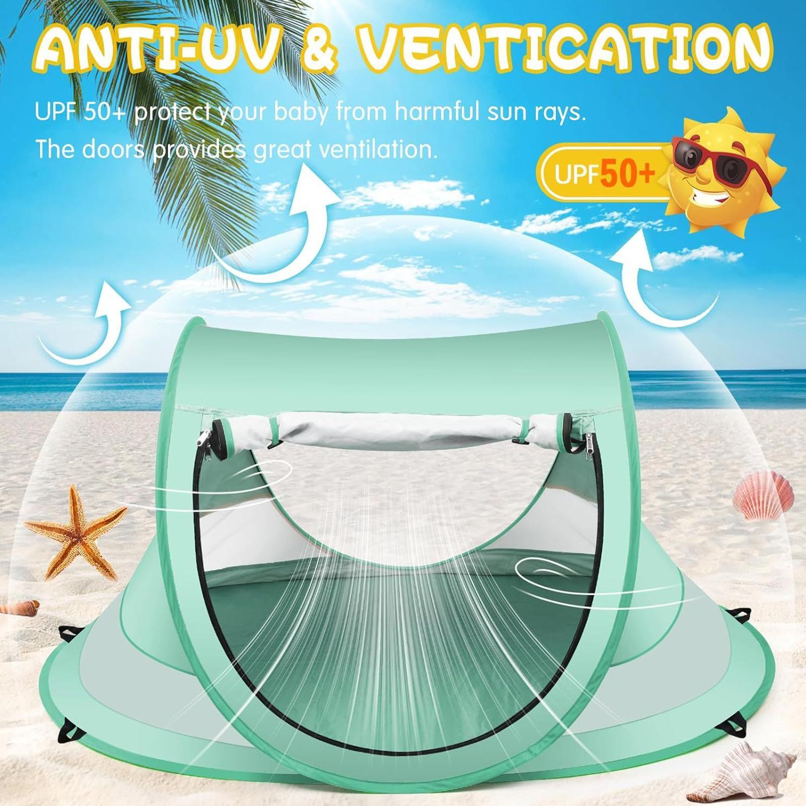 Tenda Pantai Anak UPF 50 Kanop - Outdoor Camping Games For Kids ulasan dan harga