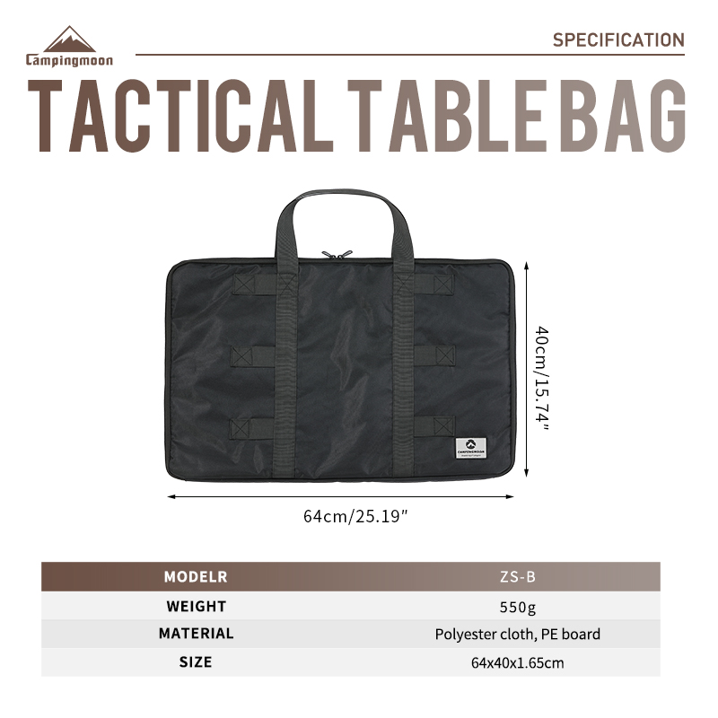 CAMPINGMOONG ZS-B tas polieste - Outdoor Camping Table With Storage ulasan dan harga