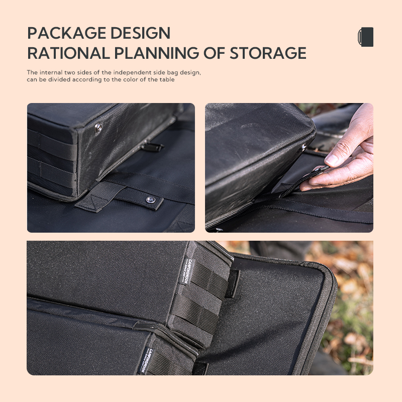 CAMPINGMOONG ZS-B tas polieste - Outdoor Camping Table With Storage ulasan dan harga