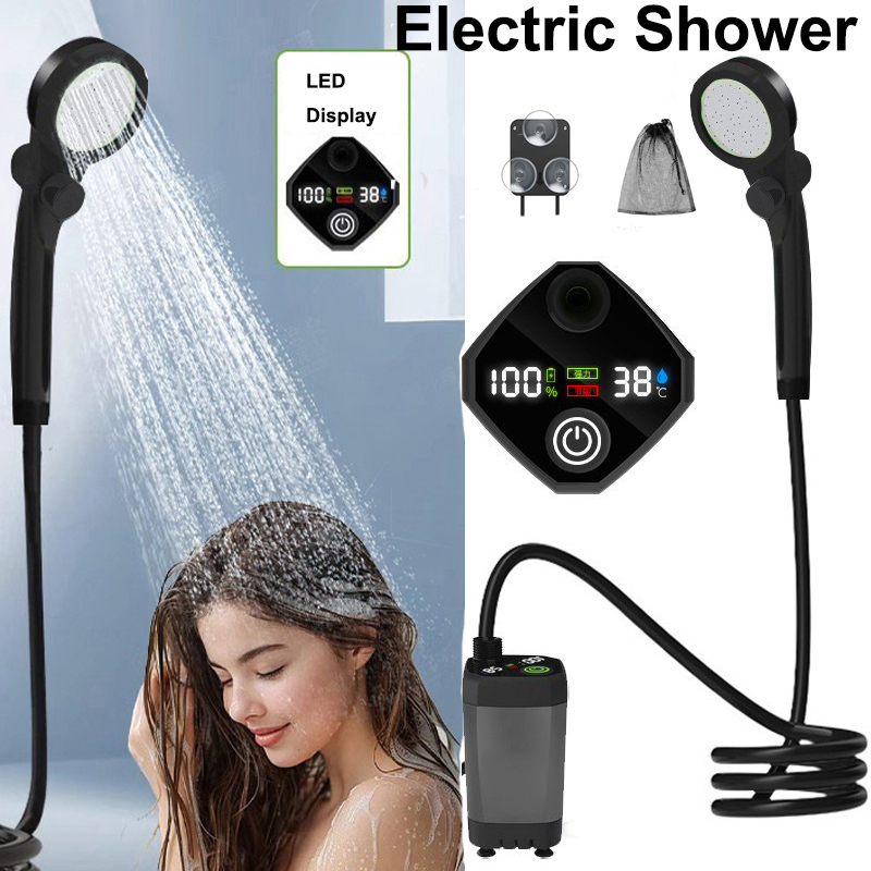 Set Shower Listrik Luar Ruanga - Outdoor Camping Shower ulasan dan harga