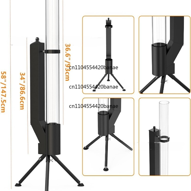 Kompor roket pembakaran kayu v - Outdoor Camping Wood Burning Stove ulasan dan harga