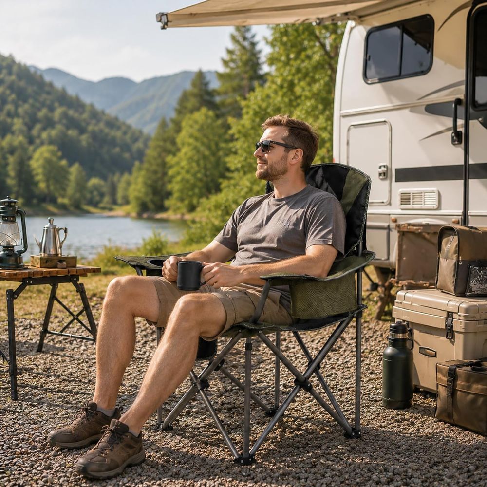Kursi Empuk Ukuran Besar 2 Bua - Outdoor Oversized Camping Chair ulasan dan harga