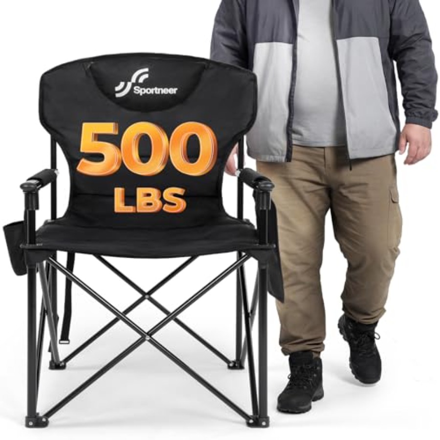 Kursi berkemah luar ruangan: r - Outdoor Oversized Camping Chair ulasan dan harga