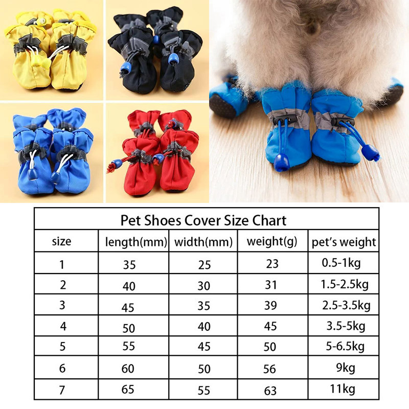 4 Buah Sepatu Anjing Kecil Sep - Outdoor Camping Slippers ulasan dan harga