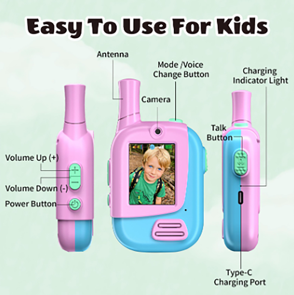 2 Paket Walkie Talkie Video An - Outdoor Camping Games For Kids ulasan dan harga