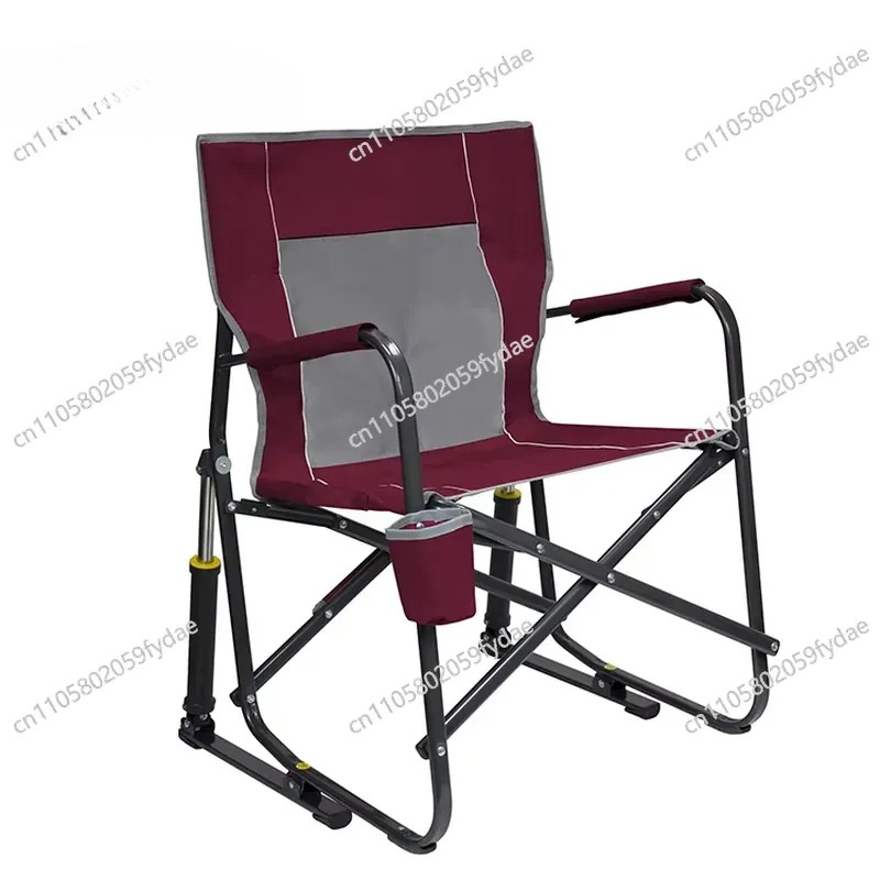 Kursi goyang lipat aluminium u - Outdoor Oversized Camping Chair ulasan dan harga