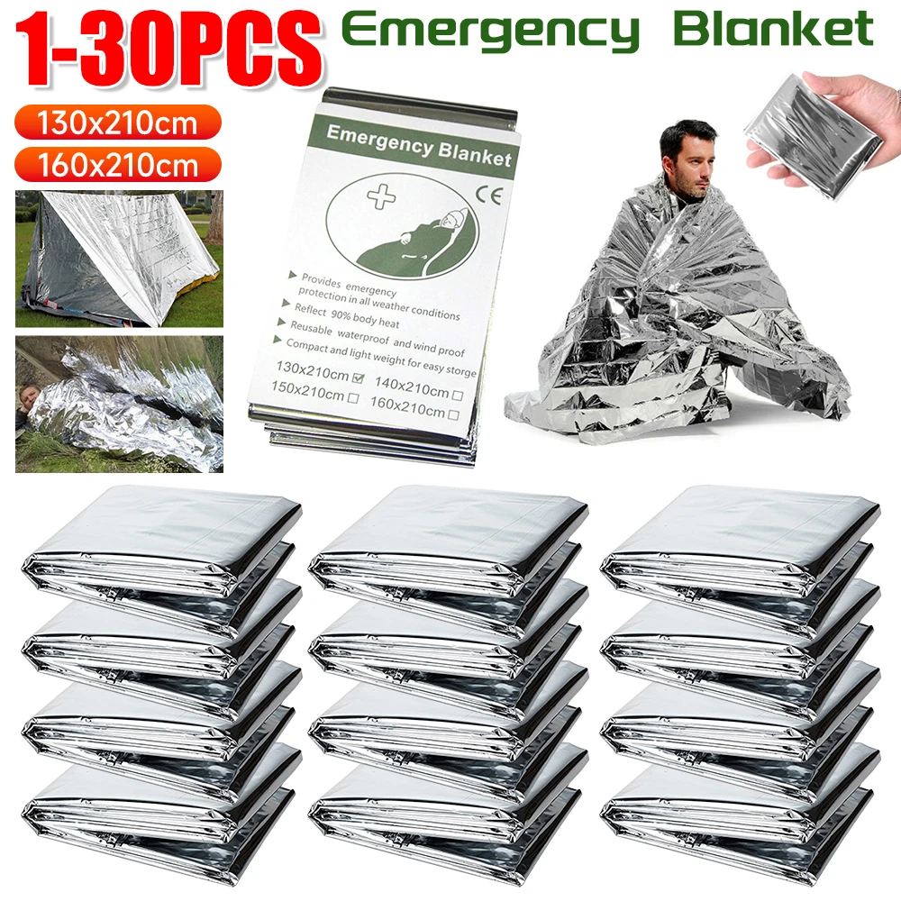 1-30 Buah Selimut Darurat Luar - First Aid Kit Camping ulasan dan harga