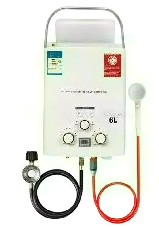 Pemanas Air Tanpa Tangki Gas L - Outdoor Camping Hot Water Heater ulasan dan harga