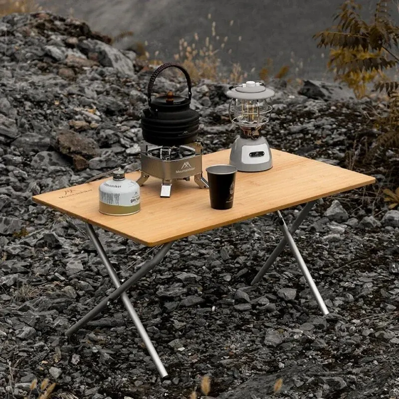 MOUNTAINHIKER 2/3 Meja Lipat B - Outdoor Camping Table With Storage ulasan dan harga