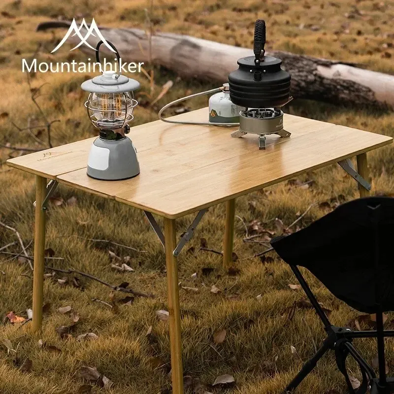 MOUNTAINHIKER 2/3 Meja Lipat B - Outdoor Camping Table With Storage ulasan dan harga
