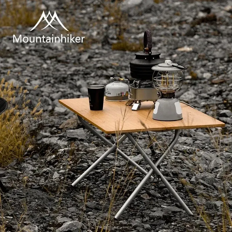 MOUNTAINHIKER 2/3 Meja Lipat B - Outdoor Camping Table With Storage ulasan dan harga