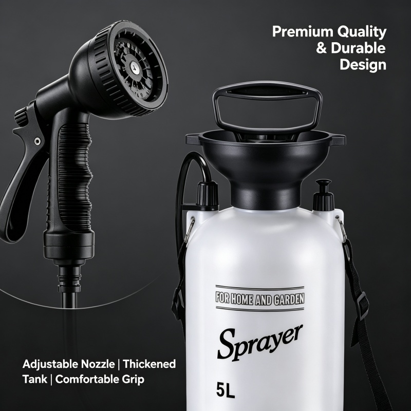 Botol Semprot Tekanan Manual 5 - Outdoor Camping Shower ulasan dan harga