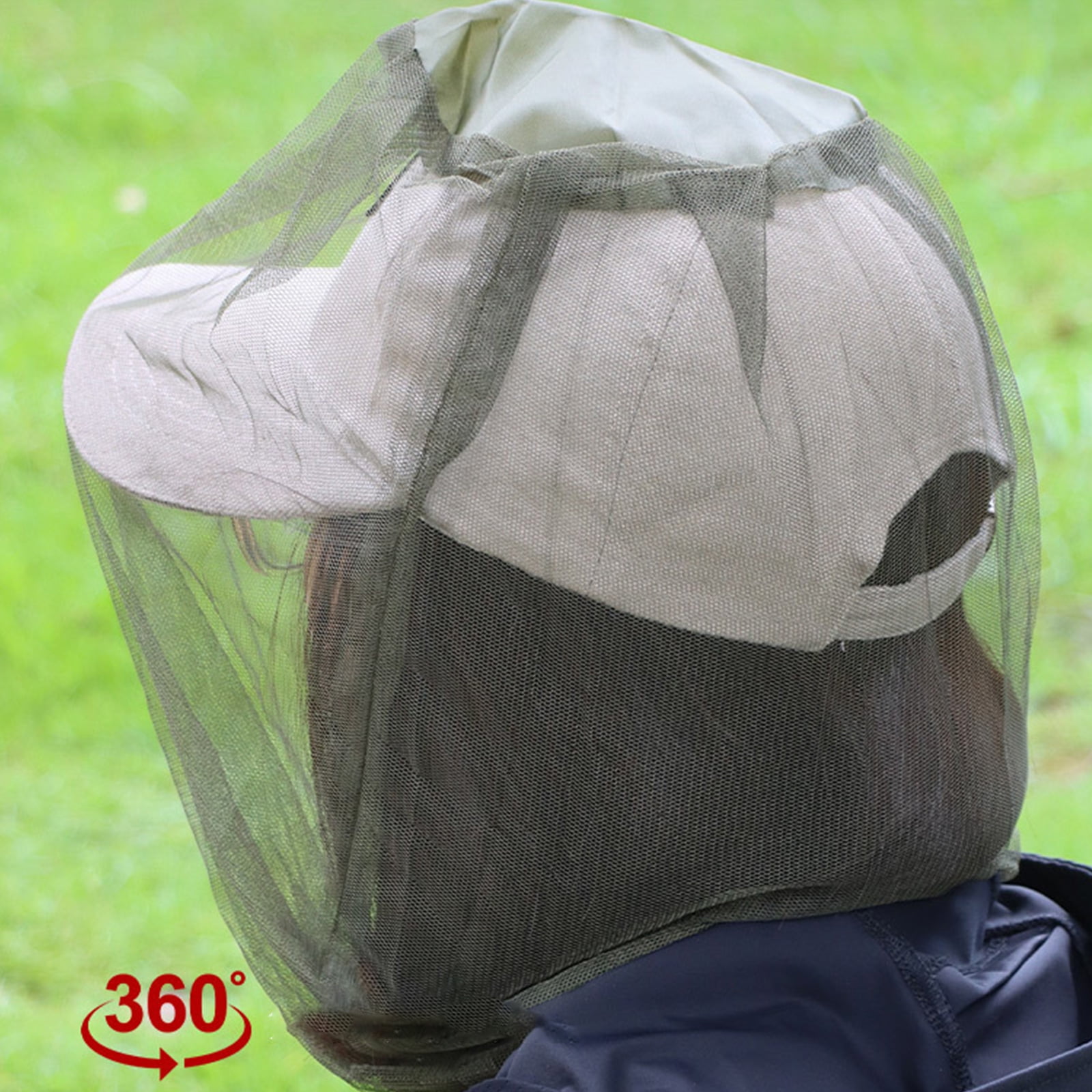 Topi Jaring Kepala Anti Nyamuk - Outdoor Camping Hat ulasan dan harga